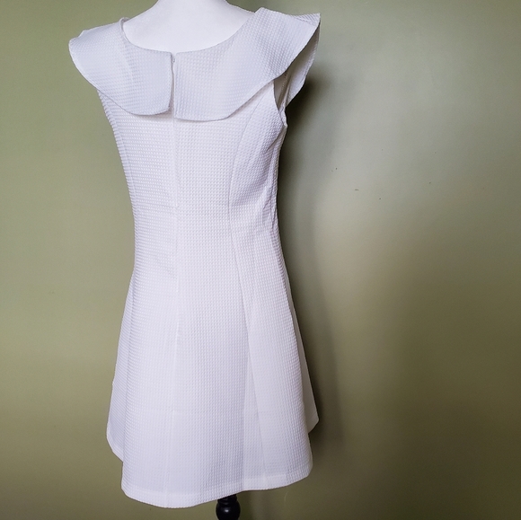 A-Line Midi-Dress Ruffle New Without Tag - Picture 2 of 4